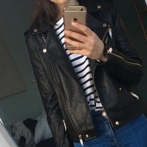 Blank NYC Leather Moto Jacket XS